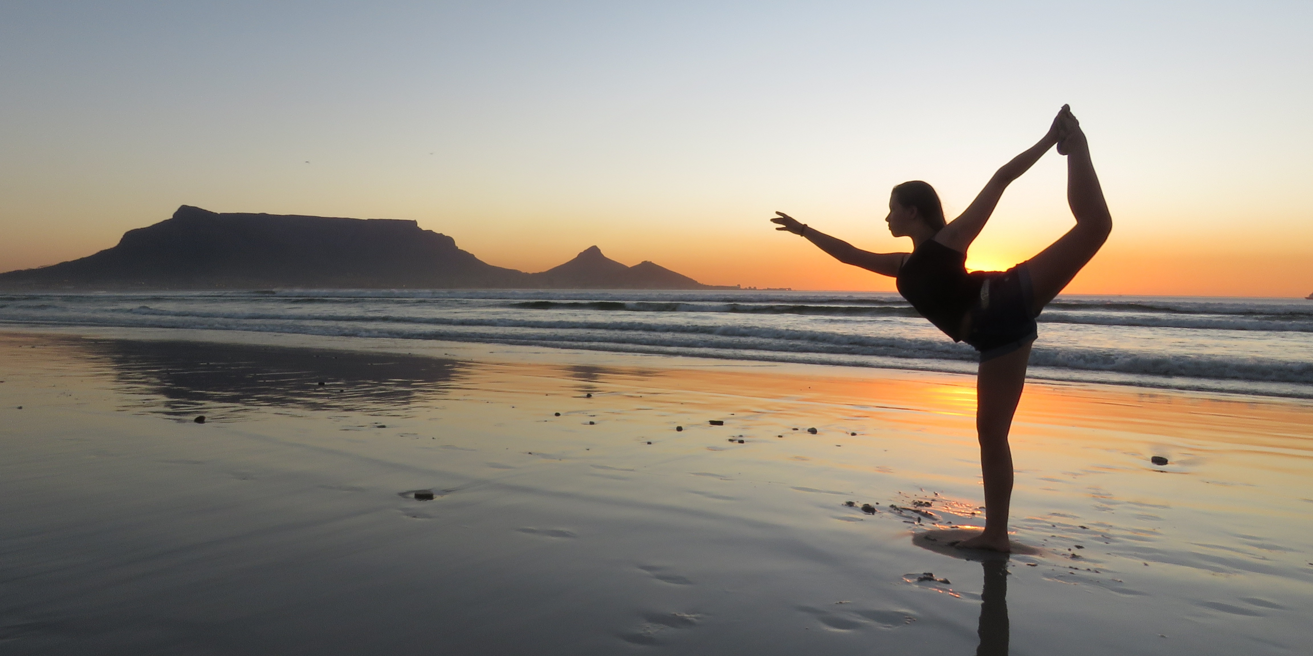 woman doing yoga pose